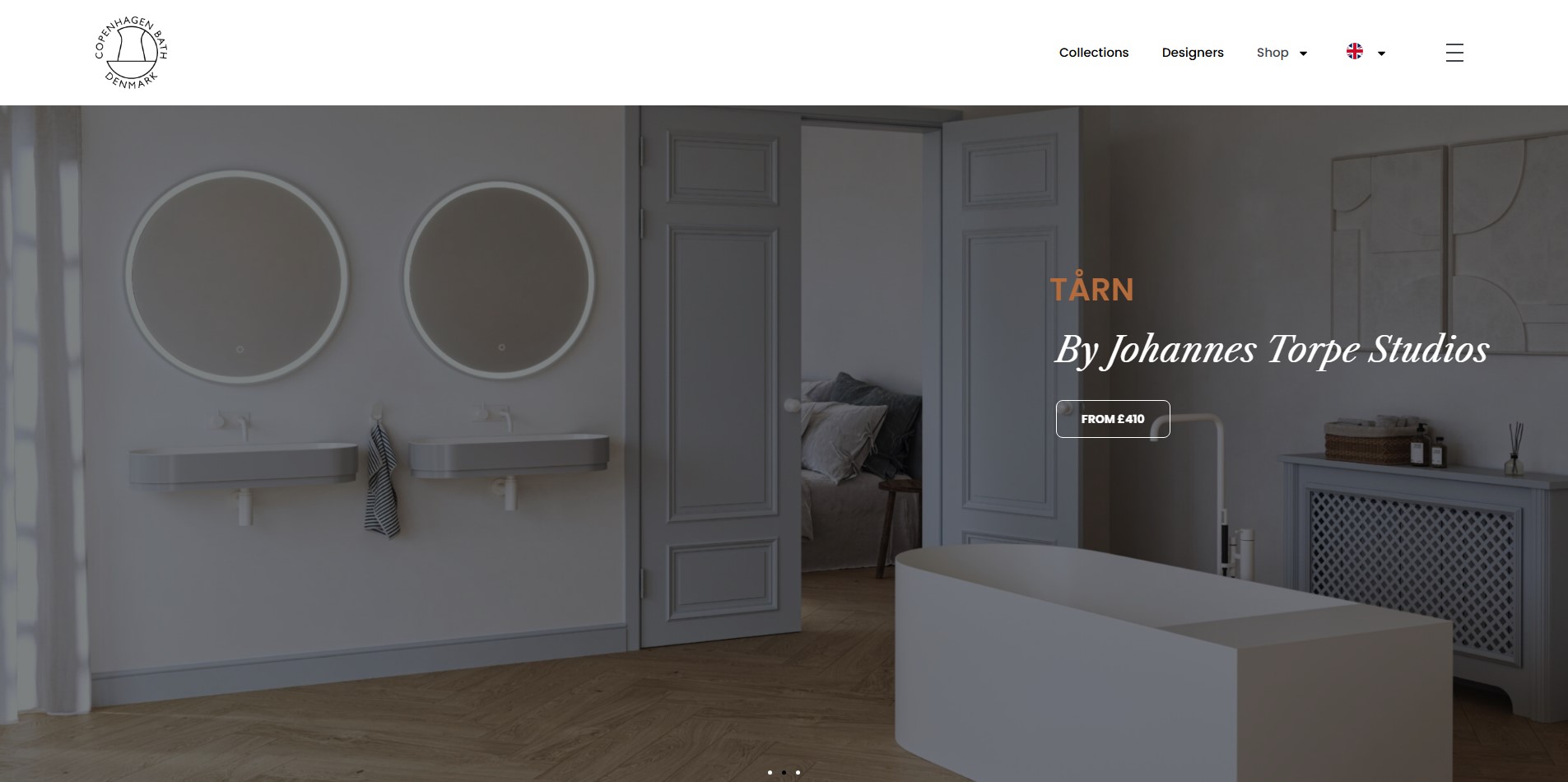 Copenhagenbath website developed by AIOSoftech